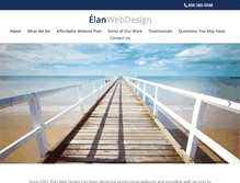 Tablet Screenshot of elanwebdesign.com